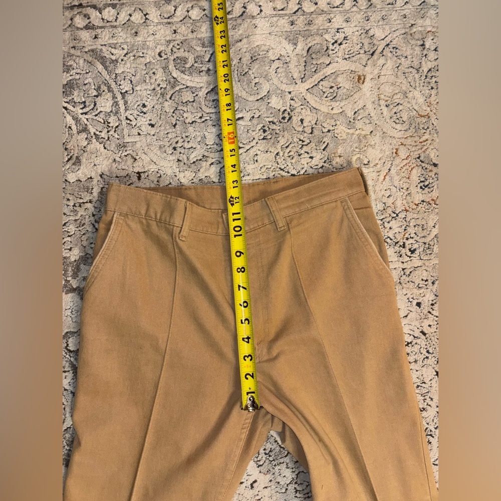 Vintage 70-80s Levis 513 Tan Pants Size 32x30 Men Made USA Talon Zip - Picture 3 of 12